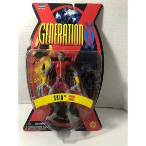 X-Men Marvel Comics Generation X SKIN - Vintage Toy Biz Action Figure 1995